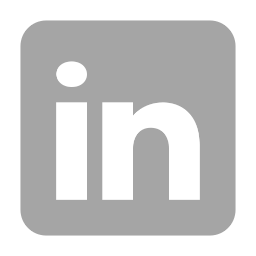Black and white LinkdIn logo 